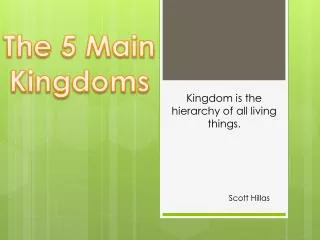 The 5 Main Kingdoms