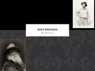 Walt Whitman