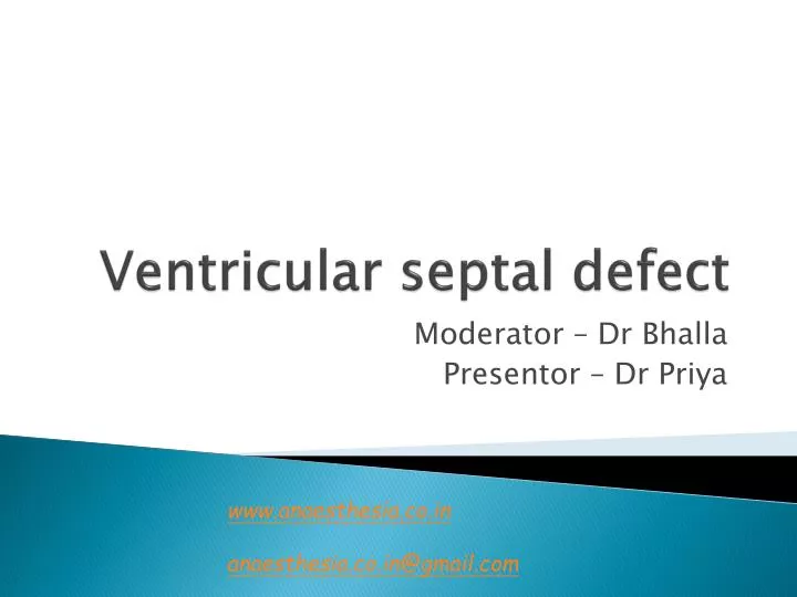 ventricular septal defect