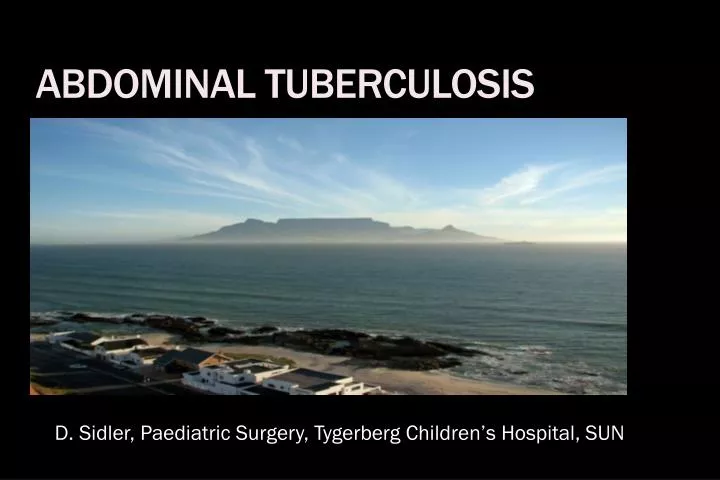abdominal tuberculosis