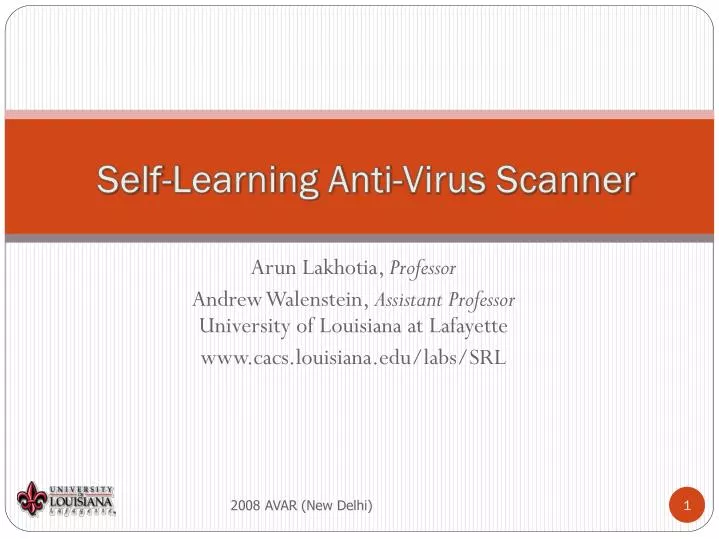 self learning anti virus scanner