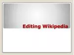 Editing Wikipedia - slide 1