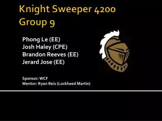 Knight Sweeper 4200 Group 9
