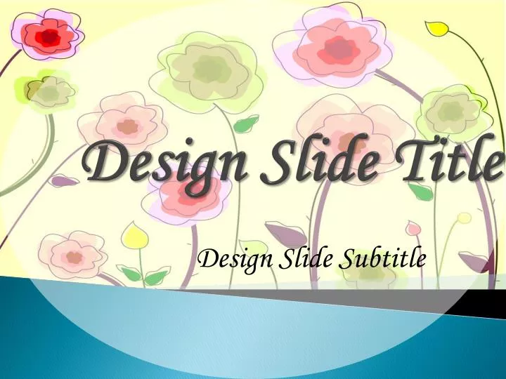 design slide title