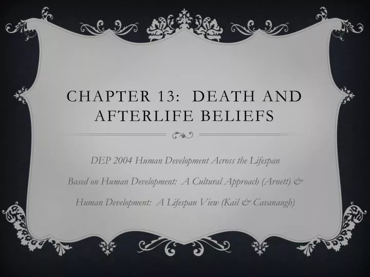 chapter 13 death and afterlife beliefs