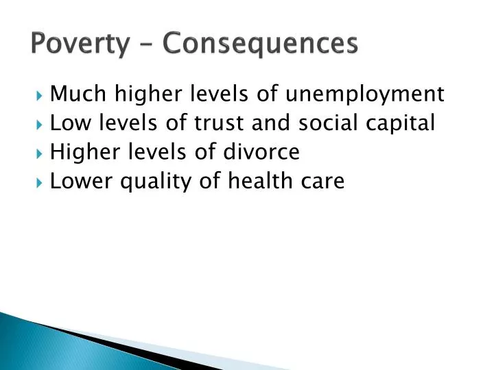 poverty consequences