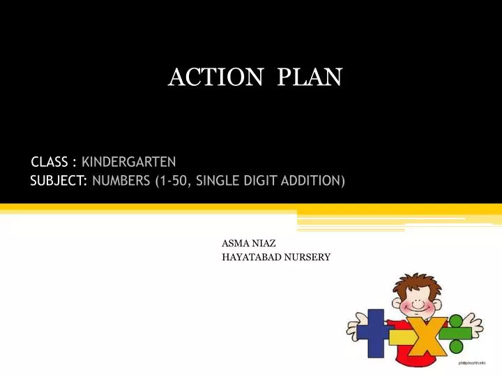 action plan class kindergarten subject numbers 1 50 single digit addition