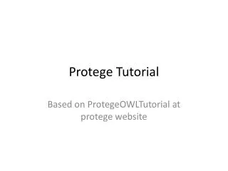 protege tutorial