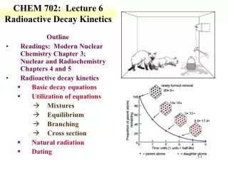 CHEM 702: Lecture 6 Radioactive Decay Kinetics