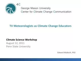 tv meteorologists as climate change educators