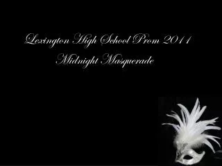 Lexington High School Prom 2011