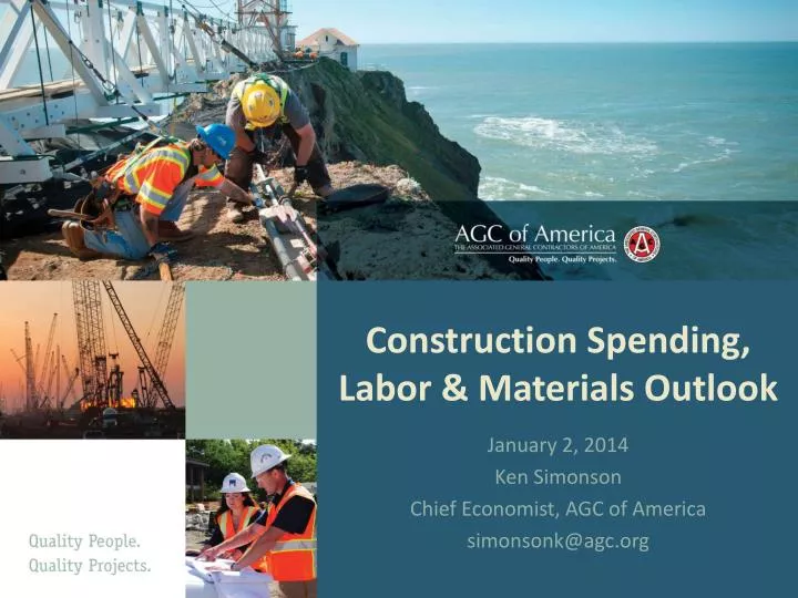 construction spending labor materials outlook