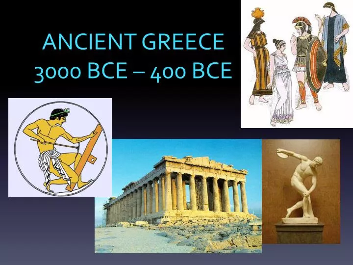 ancient greece 3000 bce 400 bce
