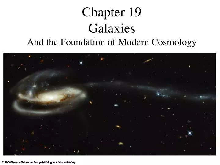 chapter 19 galaxies and the foundation of modern cosmology