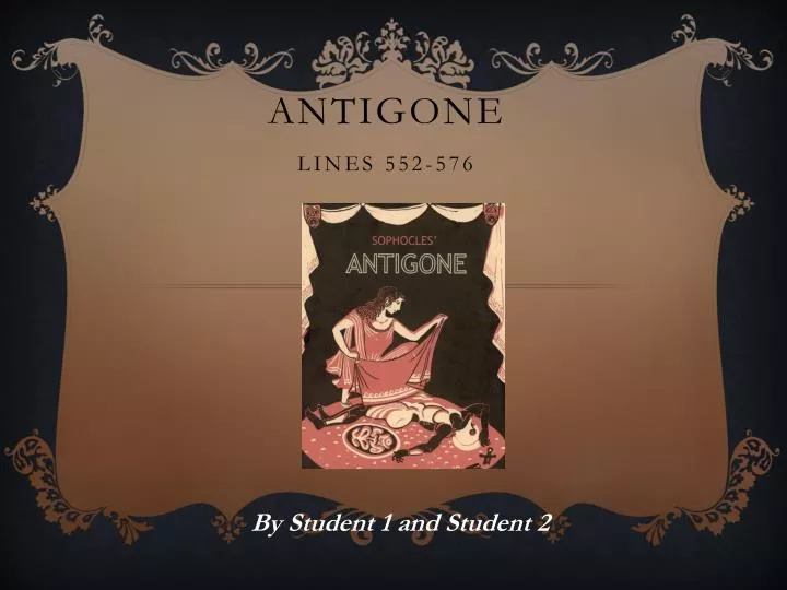 antigone lines 552 576