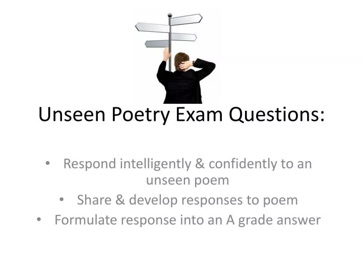 unseen poetry exam questions
