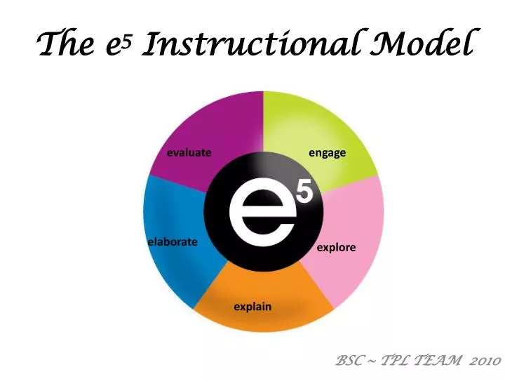 the e 5 instructional model