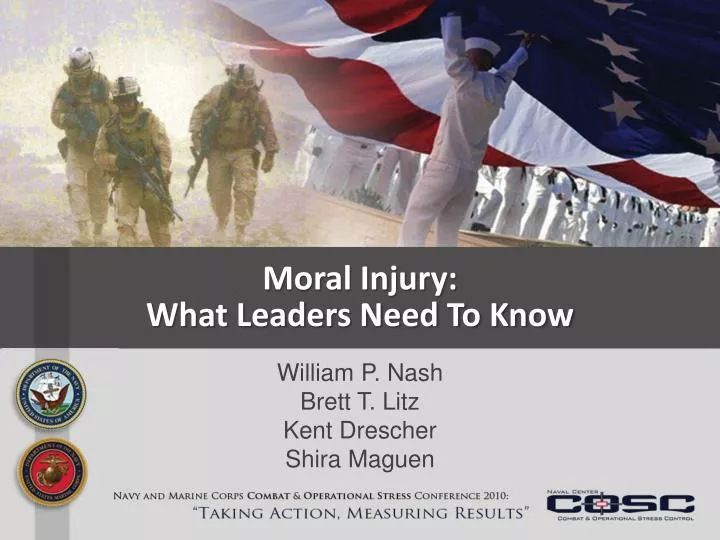 moral injury what leaders need to know