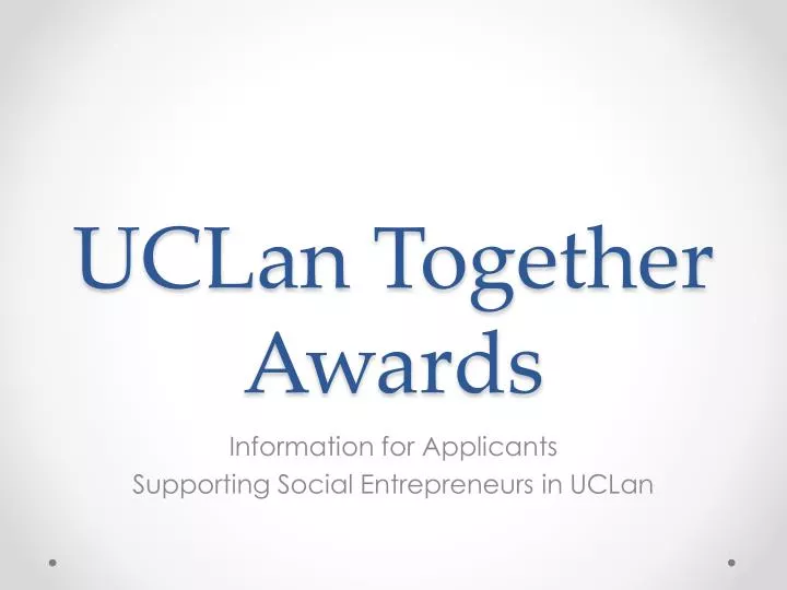 uclan together awards