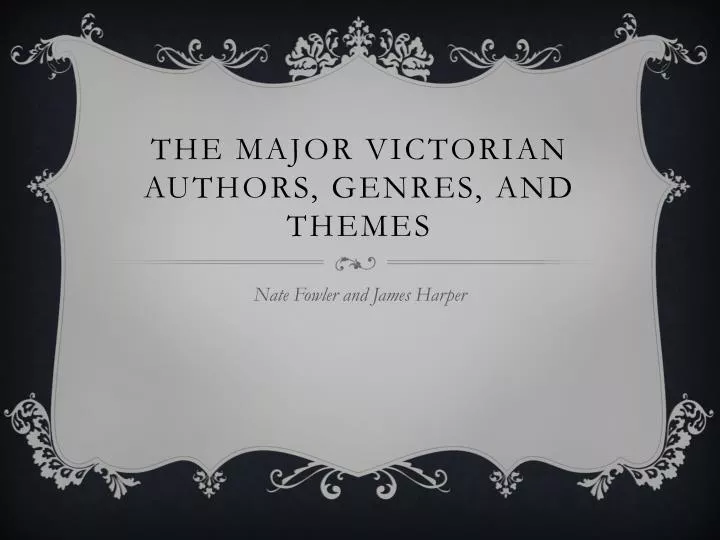 the major victorian authors genres and themes