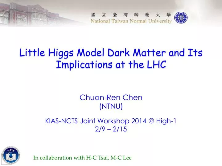 little higgs model dark matter and its implications at the lhc