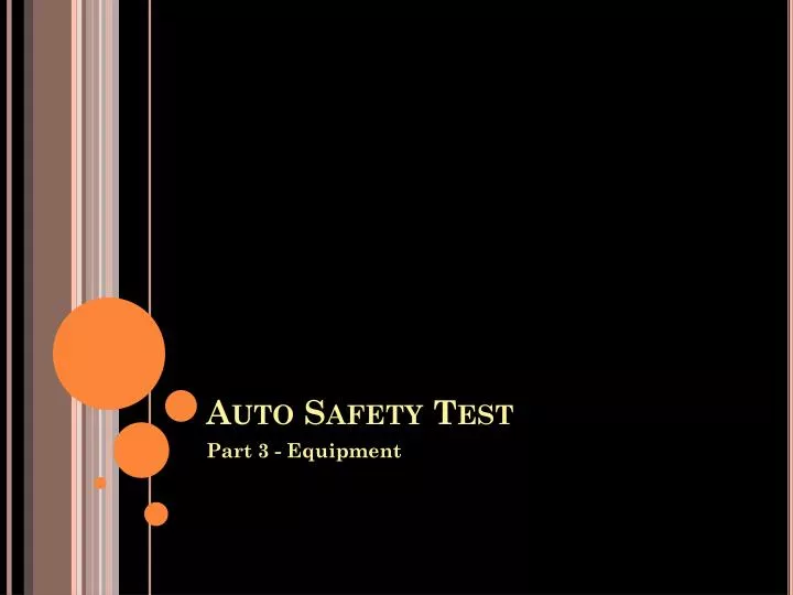 auto safety test