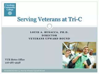 Serving Veterans at Tri-C