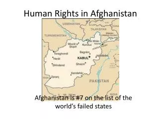 Human Rights in Afghanistan