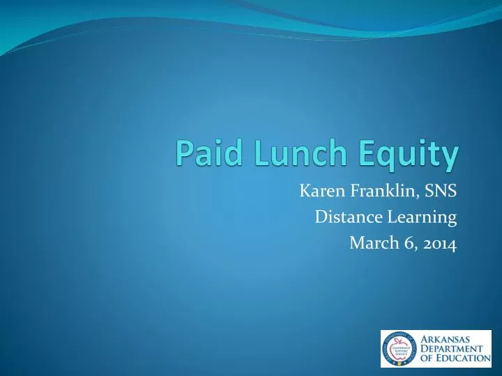 paid lunch equity