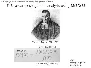 7. Bayesian phylogenetic analysis using MrBAYES
