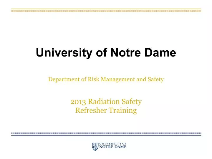 university of notre dame