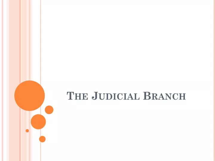 the judicial branch