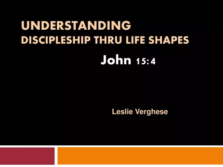 understanding discipleship thru life shapes