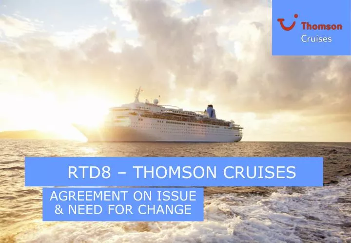 rtd8 thomson cruises