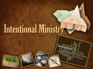 Intentional Ministry