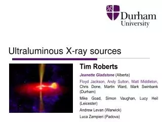 Ultraluminous X-ray sources