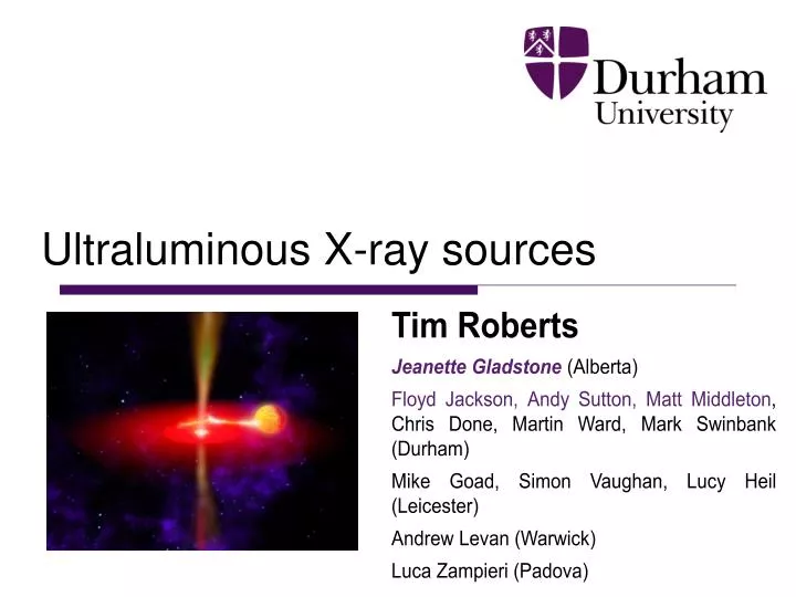 ultraluminous x ray sources