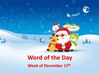 word of the day