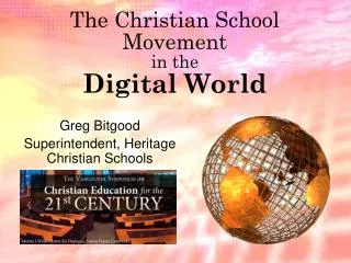 The Christian School Movement in the Digital World