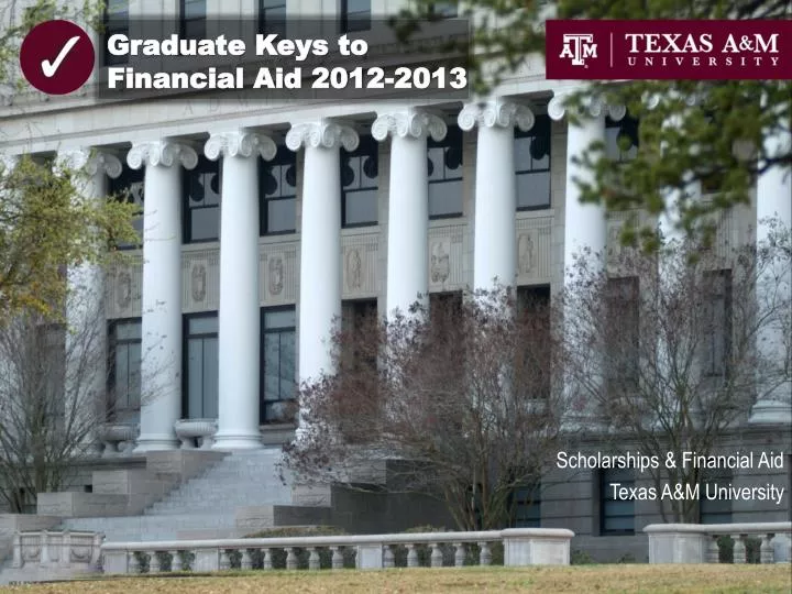 graduate keys to financial aid 2012 2013