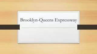 Brooklyn-Queens Expressway