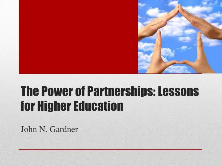 the power of partnerships lessons for higher education