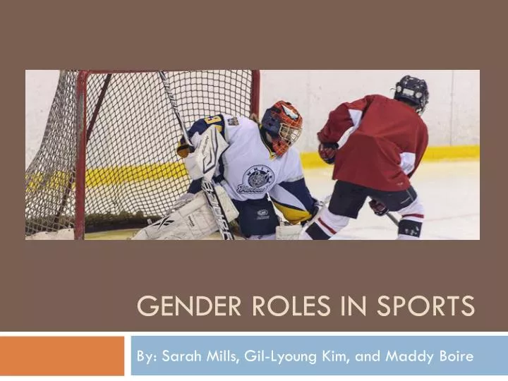 gender roles in sports