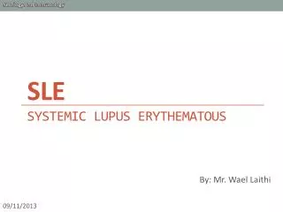 SLE Systemic Lupus Erythematous