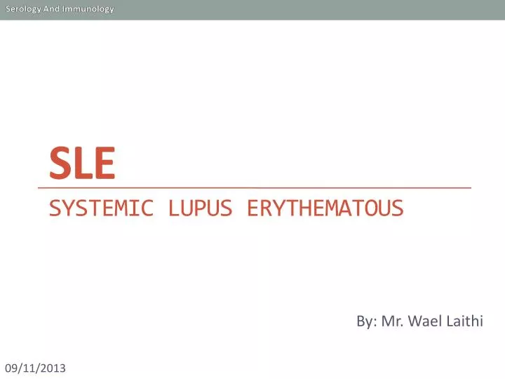 sle systemic lupus erythematous