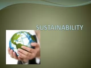 SUSTAINABILITY