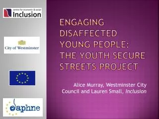 Engaging disaffected young people: the Youth Secure Streets project