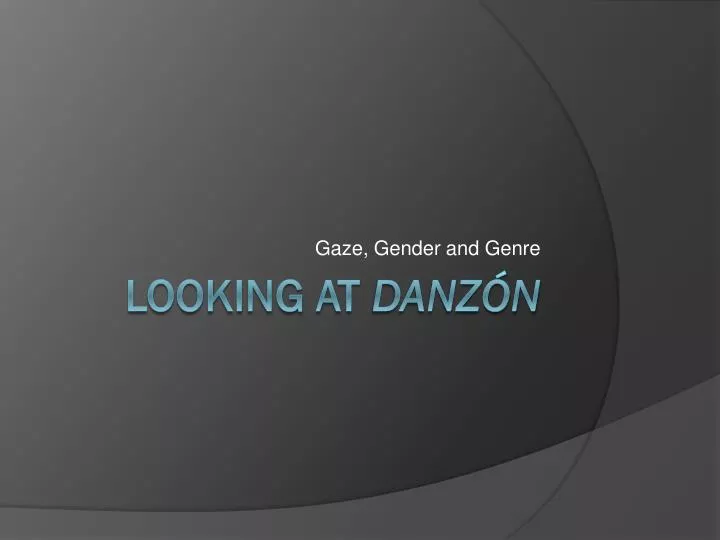 gaze gender and genre