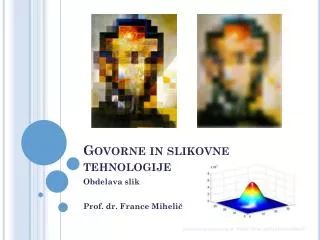 Govorne in slikovne tehnologije