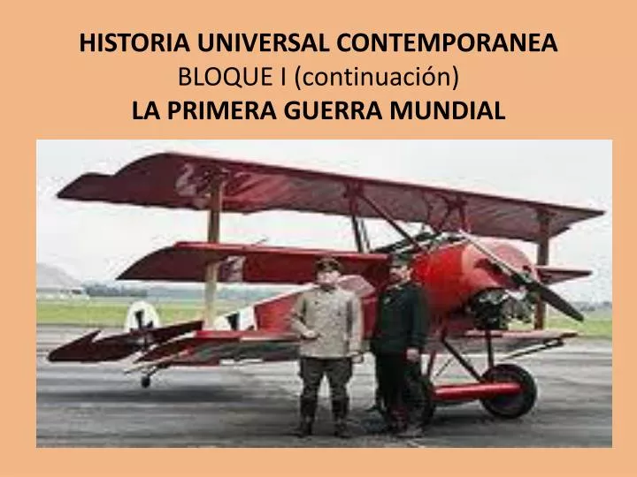 historia universal contemporanea bloque i continuaci n la primera guerra mundial